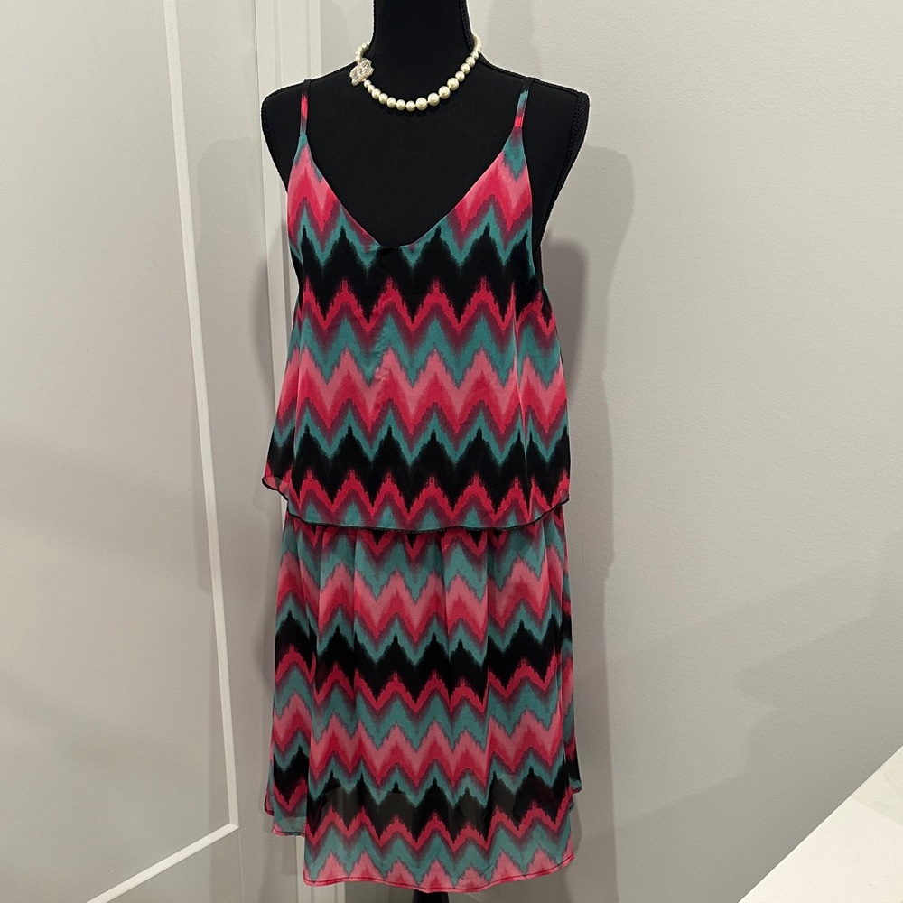 Christine Pattern Sleeveless Dress
